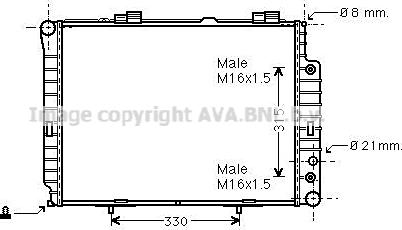 Prasco MSA2189 - Radiator, mühərrikin soyudulması furqanavto.az