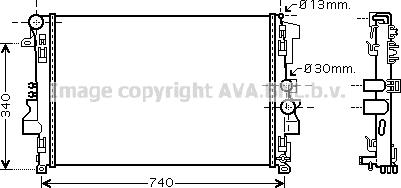 Prasco MSA2356 - Radiator, mühərrikin soyudulması furqanavto.az