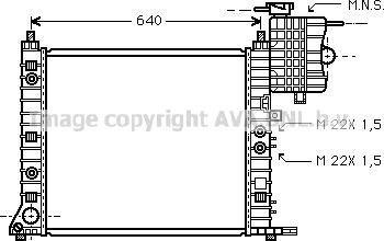 Prasco MSA2243 - Radiator, mühərrikin soyudulması furqanavto.az