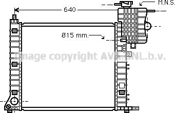 Prasco MSA2264 - Radiator, mühərrikin soyudulması furqanavto.az