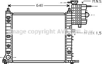 Prasco MSA2216 - Radiator, mühərrikin soyudulması furqanavto.az