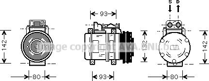Prasco MSK083 - Kompressor, kondisioner furqanavto.az