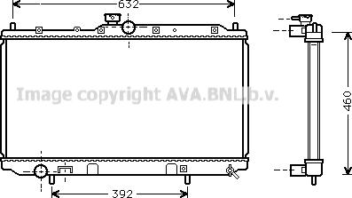 Prasco MT2142 - Radiator, mühərrikin soyudulması furqanavto.az