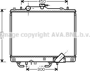 Prasco MT2156 - Radiator, mühərrikin soyudulması furqanavto.az