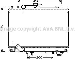 Prasco MT2157 - Radiator, mühərrikin soyudulması furqanavto.az