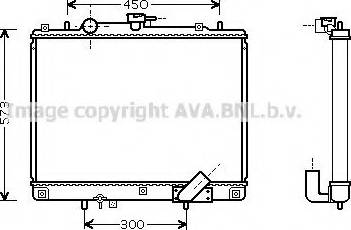 Prasco MT2162 - Radiator, mühərrikin soyudulması furqanavto.az