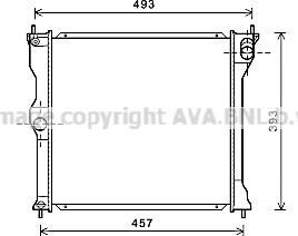 Prasco MT2243 - Radiator, mühərrikin soyudulması furqanavto.az