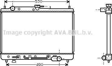 Prasco MZ2089 - Radiator, mühərrikin soyudulması furqanavto.az