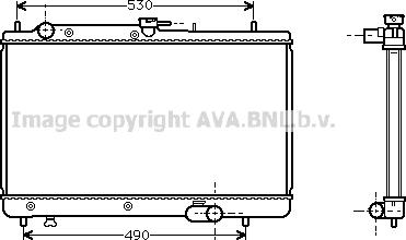 Prasco MZA2066 - Radiator, mühərrikin soyudulması furqanavto.az