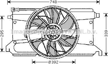 Prasco MZ7538 - Fen, radiator furqanavto.az