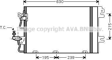 Prasco OL5366D - Kondenser, kondisioner furqanavto.az