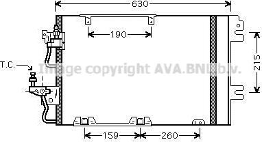 Prasco OL5367D - Kondenser, kondisioner furqanavto.az