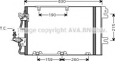 Prasco OL5367 - Kondenser, kondisioner furqanavto.az