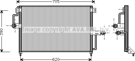 Prasco OL5227 - Kondenser, kondisioner furqanavto.az