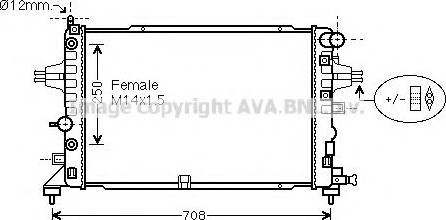 Prasco OL2625 - Radiator, mühərrikin soyudulması furqanavto.az