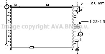 Prasco OL2168 - Radiator, mühərrikin soyudulması furqanavto.az