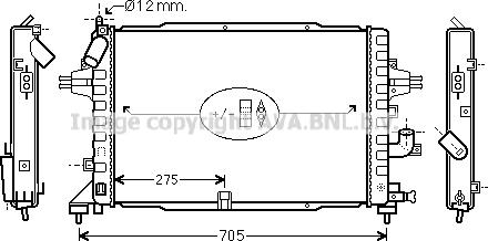 Prasco OL2383 - Radiator, mühərrikin soyudulması furqanavto.az