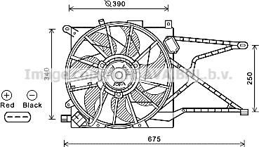 Prasco OL7596 - Fen, radiator furqanavto.az