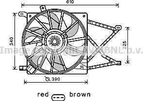 Prasco OL7544 - Fen, radiator furqanavto.az