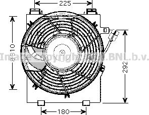 Prasco OL7518 - Fen, radiator furqanavto.az