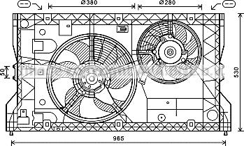 Prasco OL7588 - Fen, radiator furqanavto.az