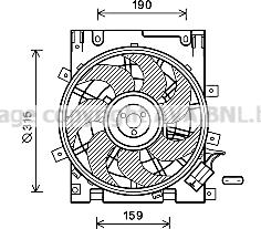 Prasco OL7604 - Fen, radiator furqanavto.az