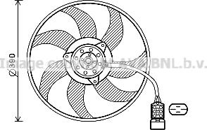 Prasco OL7671 - Fen, radiator furqanavto.az