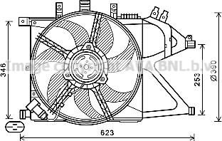 Prasco OL7672 - Fen, radiator furqanavto.az