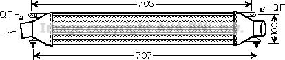 Prasco OLA4422 - Intercooler, şarj cihazı furqanavto.az