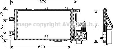 Prasco OLA5310D - Kondenser, kondisioner furqanavto.az