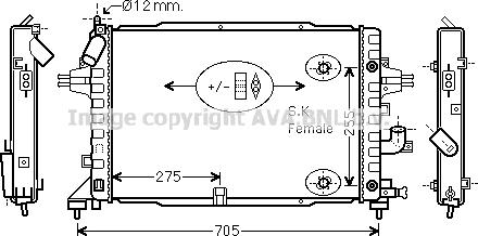 Prasco OLA2467 - Radiator, mühərrikin soyudulması furqanavto.az