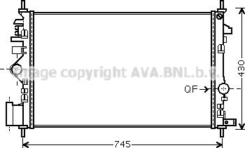 Prasco OLA2474 - Radiator, mühərrikin soyudulması furqanavto.az