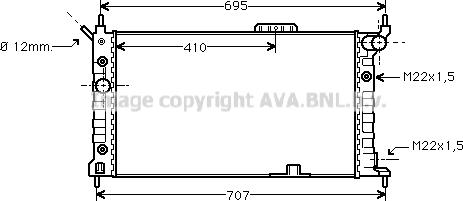 Prasco OLA2169 - Radiator, mühərrikin soyudulması furqanavto.az