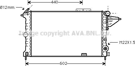 Prasco OLA2119 - Radiator, mühərrikin soyudulması furqanavto.az