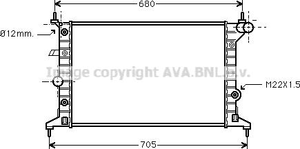 Prasco OLA2219 - Radiator, mühərrikin soyudulması furqanavto.az