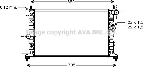 Prasco OLA2220 - Radiator, mühərrikin soyudulması furqanavto.az