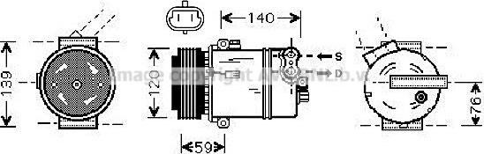 Prasco OLAK409 - Kompressor, kondisioner furqanavto.az
