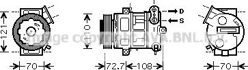 Prasco OLAK419 - Kompressor, kondisioner furqanavto.az