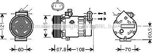 Prasco OLAK477 - Kompressor, kondisioner furqanavto.az