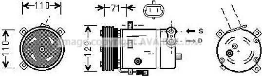 Prasco OLAK276 - Kompressor, kondisioner furqanavto.az