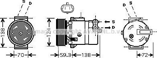 Prasco OLK413 - Kompressor, kondisioner furqanavto.az
