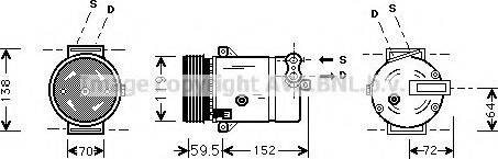 Prasco OLK318 - Kompressor, kondisioner furqanavto.az