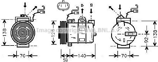 Prasco OLK327 - Kompressor, kondisioner furqanavto.az