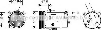 Prasco OLK277 - Kompressor, kondisioner furqanavto.az