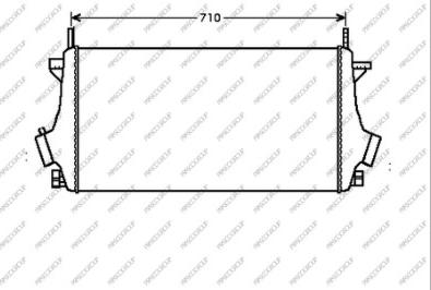 Prasco OP060N001 - Intercooler, şarj cihazı furqanavto.az