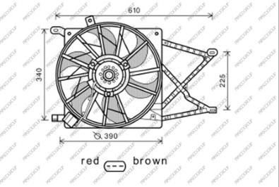 Prasco OP017F005 - Fen, radiator furqanavto.az