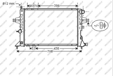 Prasco OP017R001 - Radiator, mühərrikin soyudulması furqanavto.az