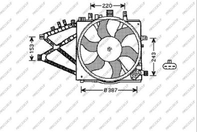 Prasco OP030F004 - Fen, radiator furqanavto.az