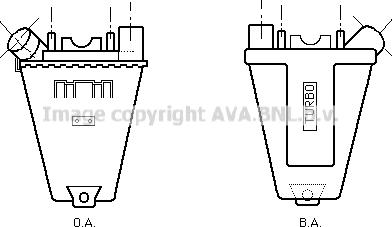 Prasco PE4139 - Intercooler, şarj cihazı furqanavto.az