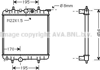 Prasco PE2188 - Radiator, mühərrikin soyudulması furqanavto.az